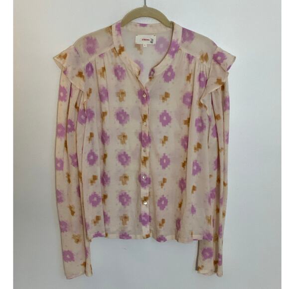 Xirena Lottie Shirt Lilac Ikat‎ - Picture 3 of 8